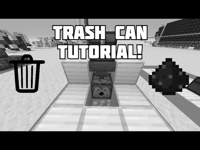 How to Make a Trash Can in Minecraft image 0