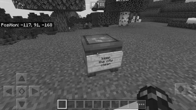 How to Make a Trash Can in Minecraft image 1