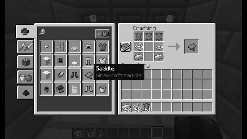 How to Make a Saddle in Minecraft image 3